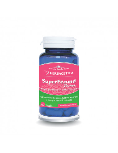 Superfecund Femei, 60 capsule, Herbagetica