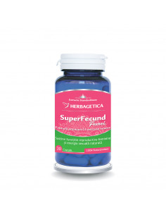 Superfecund Femei, 30 capsule, Herbagetica
