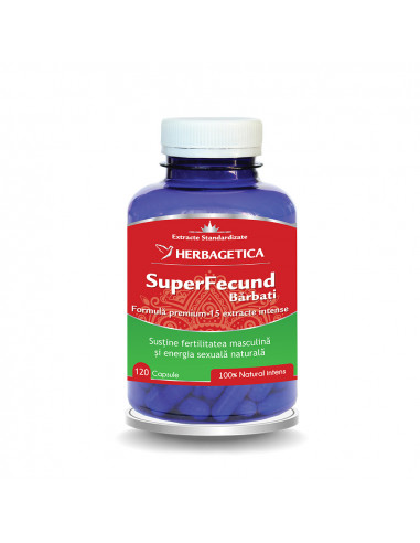 SuperFecund Bărbați, 120 capsule, Herbagetica