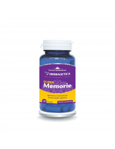 Super Memorie, 30 capsule, Herbagetica