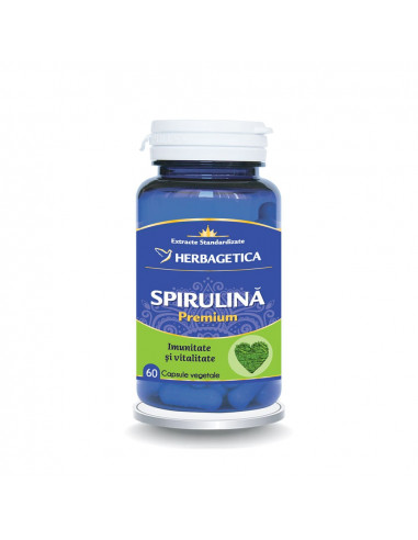 Spirulina, 60 capsule, Herbagetica