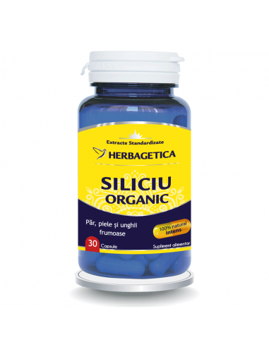 Siliciu Organic, 30 capsule, Herbagetica