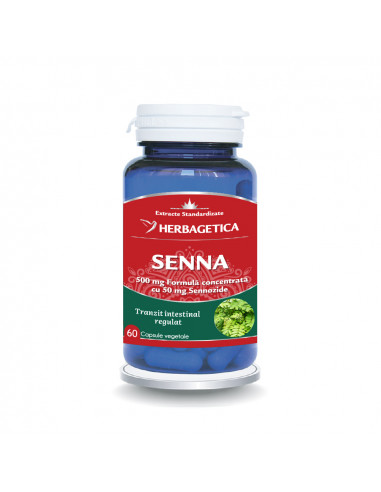 Senna, 60 capsule, Herbagetica