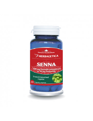 Senna, 30 capsule, Herbagetica