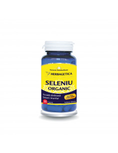 Seleniu Organic, 30 capsule, Herbagetica