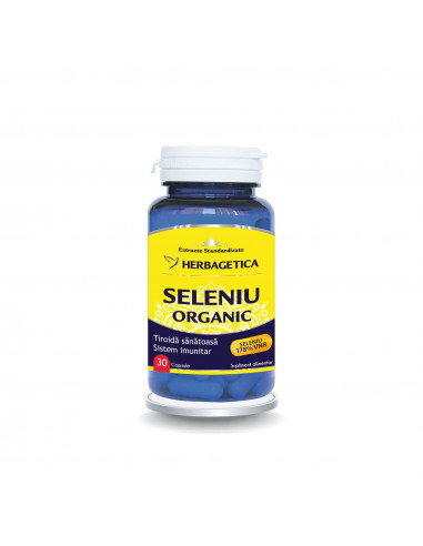 Seleniu Organic, 30 capsule, Herbagetica
