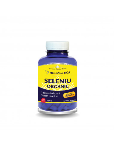 Seleniu Organic, 120 capsule, Herbagetica