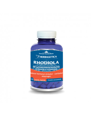 Rhodiola, 120 capsule, Herbagetica