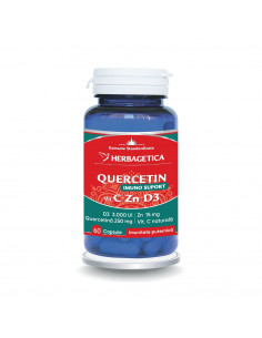 Quercetin Imuno Suport, 60 capsule, Herbagetica