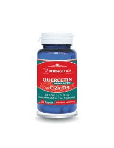 Quercetin Imuno Suport, 30 capsule, Herbagetica
