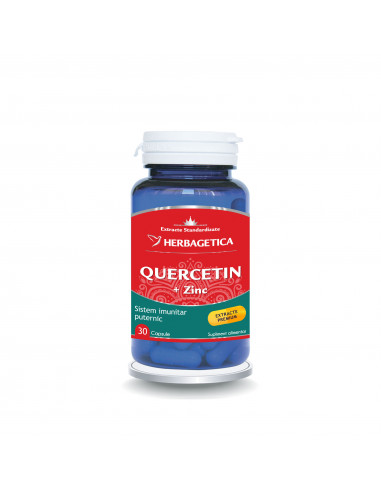 Quercetin + Zinc, 30 capsule, Herbagetica