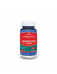 Quercetin + Vitamina D3, 60 capsule, Herbagetica