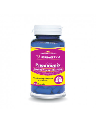 Pneumonix, 60 capsule, Herbagetica