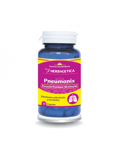 Pneumonix, 30 capsule, Herbagetica