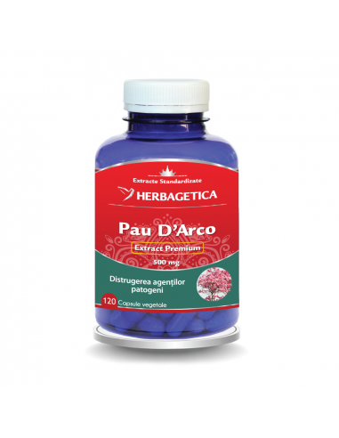Pau D'Arco, 120 capsule, Herbagetica