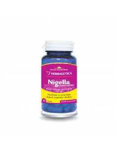 Nigella Chimen Negru, 30 capsule, Herbagetica