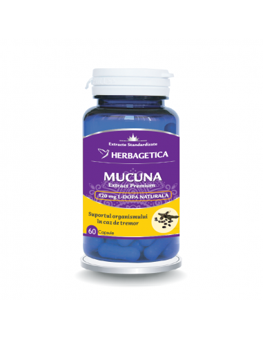 Mucuna, 60 capsule, Herbagetica