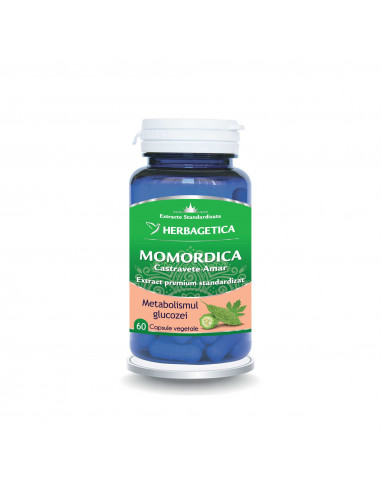 Momordica Extract Castravete-Amar, 60 capsule,...