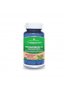 Momordica Extract Castravete Amar, 30 capsule, Herbagetica