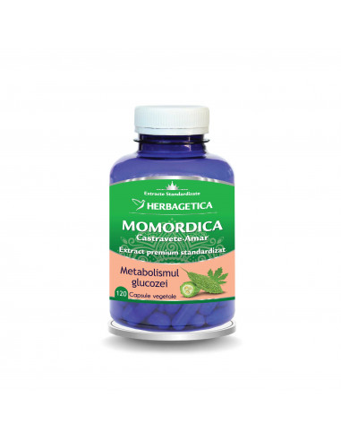 Momordica Extract Castravete Amar, 120 capsule,...