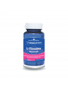 L Tirozina Naturala, 60 capsule, Herbagetica