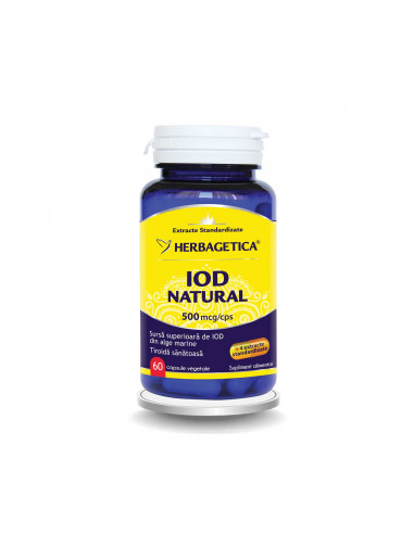Iod Natural 60 capsule, Herbagetica