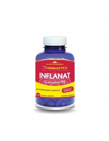 Inflanat Curcumin 95, 120 capsule, Herbagetica