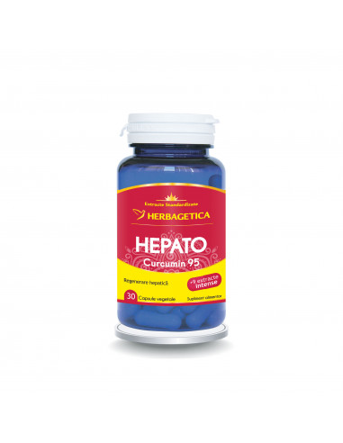 Hepato Curcumin 95, 30 capsule, Herbagetica
