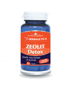 Zeolit Detox, 60 capsule, Herbagetica