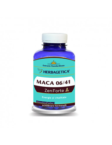 Maca Zen Forte, 120 capsule, Herbagetica