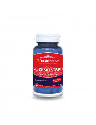 Glicemostabil, 60 capsule, Herbagetica