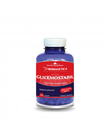 Glicemostabil, 120 capsule, Herbagetica