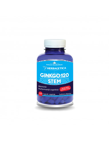 Ginkgo 120 Stem, 120 capsule, Herbagetica