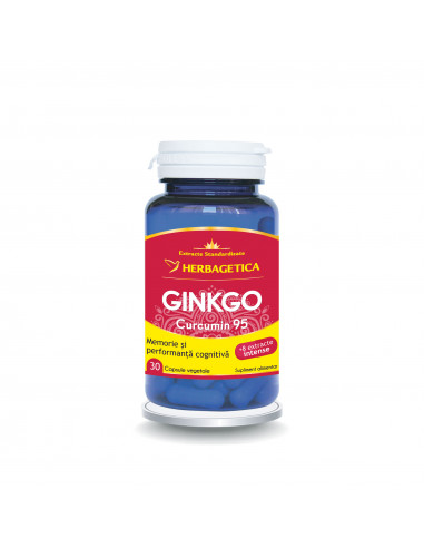 Ginkgo Curcumin 95, 30 capsule, Herbagetica