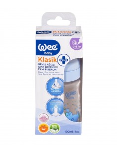 Biberon 120 ml gura larga termorezistent - cod 139