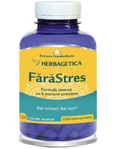 Fara Stres, 120 capsule, Herbagetica