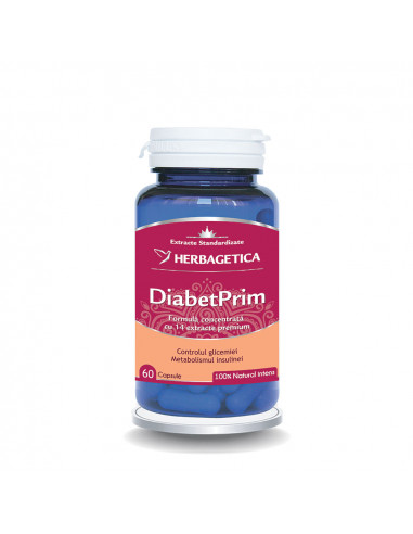 Diabetprim, 60 capsule, Herbagetica