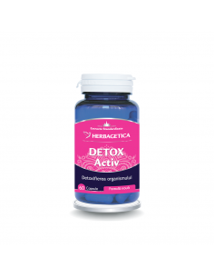 Detox Activ, 60 capsule, Herbagetica