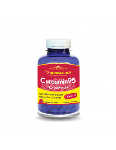 Curcumin 95 C3 Complex, 120 capsule, Herbagetica