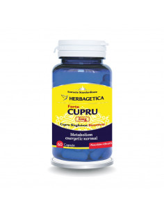 Cupru forte, 60 capsule, Herbagetica
