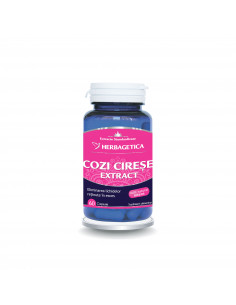Cozi de cirese cu extract, 60 capsule, Herbagetica