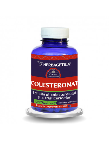 Colesteronat, 120 capsule, Herbagetica