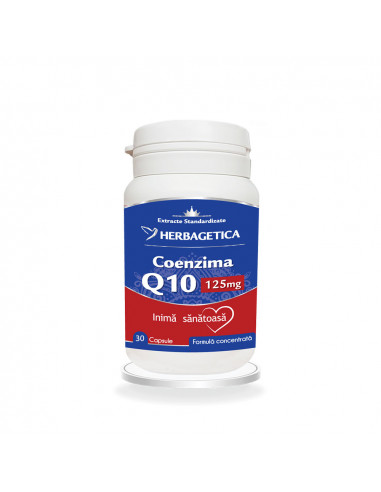 Coenzima Q10 125 mg, 30 capsule, Herbagetica