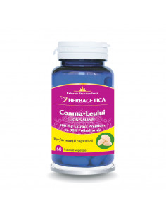 Coama leului lion' s mane, 60 capsule, Herbagetica