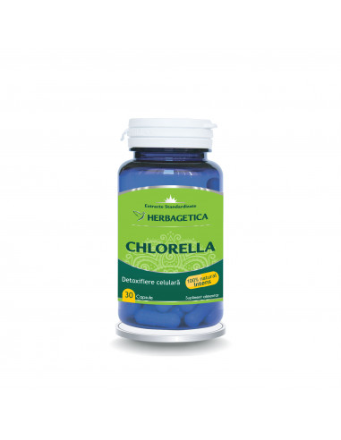Chlorella, 30 capsule, Herbagetica