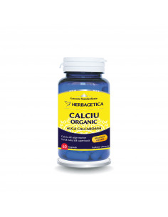 Calciu organic, 60 capsule, Herbagetica