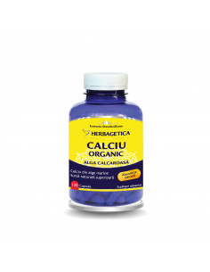 Calciu organic, 120 capsule, Herbagetica