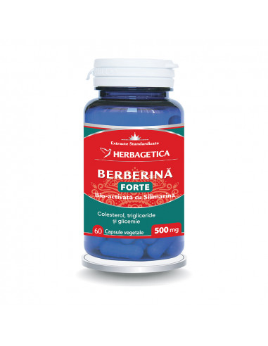 Berberina forte, 60 capsule, Herbagetica