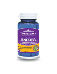 Bacopa monnieri, 60 capsule, Herbagetica