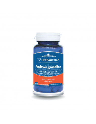 Ashwagandha, 60 capsule, Herbagetica
